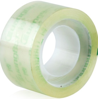 广博（GuangBo）TM-3 宽2.4cm透明文具窄胶带小胶带 6只装