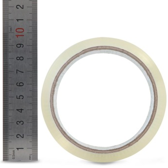 得力（deli）30246 超透封箱胶带48mm*40y（36.6米） 1卷装