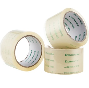 齐心（COMIX） JT6006-6 超透封箱宽胶带60mm*60y 6卷/筒
