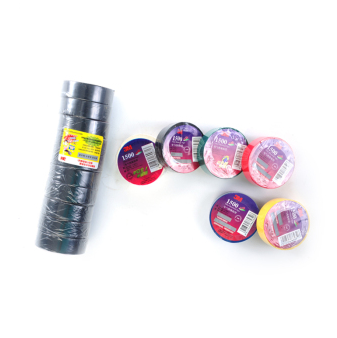 3M无铅电工电气绝缘胶带胶布 1500#黑色10米 PVC单个装