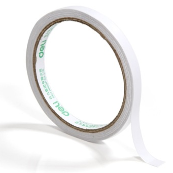 得力（deli）30400 棉纸双面胶带9mm*10y（9.1米） 32卷/袋装