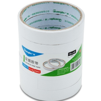 广博（GuangBo）SM-3 强力双面胶带纸胶带两面胶（1.8cm *6y） 6卷装