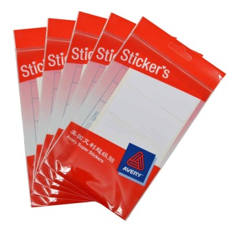 艾利（AVERY） MWN003 手写标签34*79mm 5袋/包