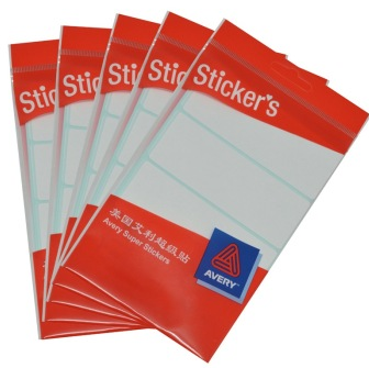 艾利（AVERY） MWN008 手写标签35*102mm 5袋/包