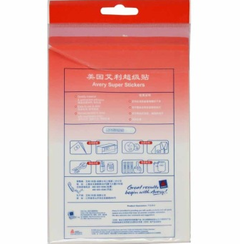 艾利（AVERY） MWN009 手写标签73.5*102mm 5袋/包
