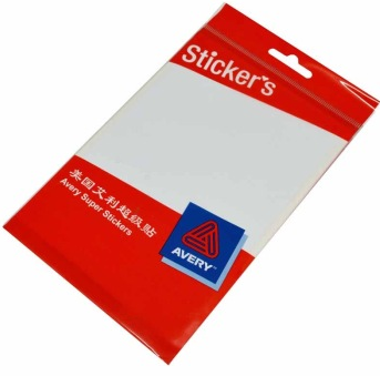 艾利（AVERY） MWN009 手写标签73.5*102mm 5袋/包