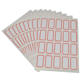 艾利（AVERY） MWN017 手写标签带红框18*32mm 5袋/包