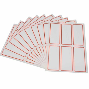 艾利（AVERY） MWN023 手写标签带红框34*72.5mm 5袋/包
