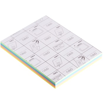 得力(deli)9083 四彩便签纸/便签本/便利贴/百事贴 76×101mm 100张/袋装