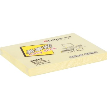 齐心（COMIX）D6003 便利贴/便签纸/便签本/易事贴/百事贴(76x101mm)12本配色装