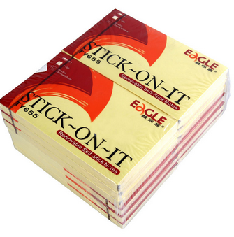 益而高(EAGLE) 标准告示贴TY655(黄色)12本/包