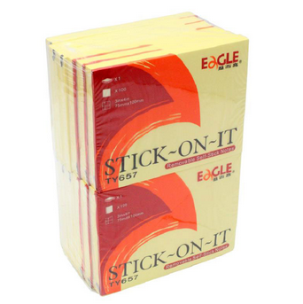 益而高(EAGLE) 标准告示贴TY657(黄色)12本/包