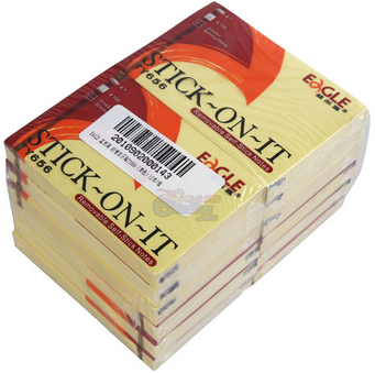 益而高(EAGLE) 标准告示贴TY656(黄色)12本/包