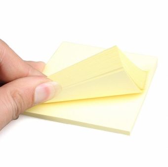 3M 报事贴 post it 654 经典系列可在贴便条纸/便利贴/便条纸/便签纸 76*76mm 黄色 12本装
