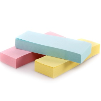 三木（SUNWOOD)96633QQ贴/便签纸/百事贴/便条本/便利贴76×25mm 红/黄/蓝