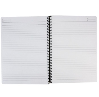 得力（deli）7692-B5/50页螺旋装订本/记事本/软抄本 12本装