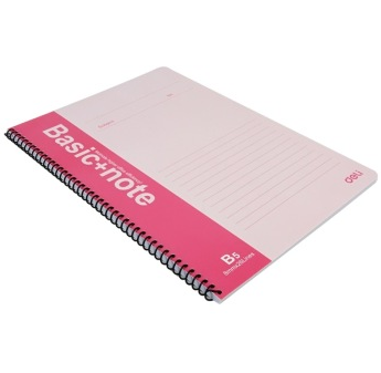 得力（deli）7692-B5/50页螺旋装订本/记事本/软抄本 12本装