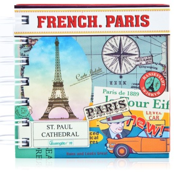 广博（GuangBo） FB60801 A7（非标）100页时尚便签本线圈螺旋装订本 5本装 