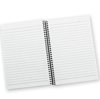 弓箭手（Arcarius） KS-30170 A5/50页欧标黑白花线圈螺旋本(145×210mm）6本三色混装