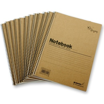 弓箭手（Arcarius） KS-01148 单色牛卡面线圈螺旋本 50页 A4 ( 210×295mm) 12本/包