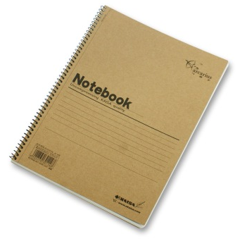 弓箭手（Arcarius） KS-01148 单色牛卡面线圈螺旋本 50页 A4 ( 210×295mm) 12本/包