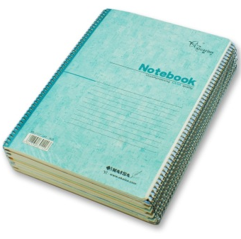 弓箭手（Arcarius） KS-01117 欧标素面线圈螺旋本 50页A4 （ 210×295mm） 12本/包