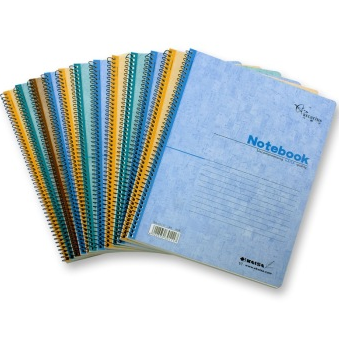 弓箭手（Arcarius） KS-01117 欧标素面线圈螺旋本 50页A4 （ 210×295mm） 12本/包