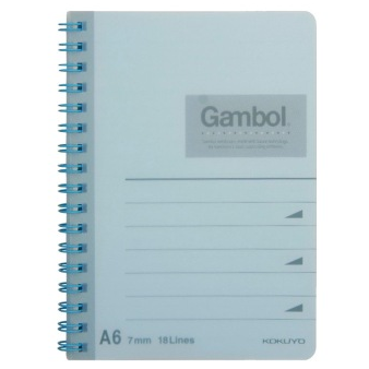 渡边（Gambol）WCN-DS1055 A6 50页 PP面螺旋本