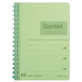 渡边（Gambol）WCN-DS1055 A6 50页 PP面螺旋本