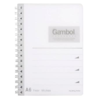 渡边（Gambol）WCN-DS1055 A6 50页 PP面螺旋本