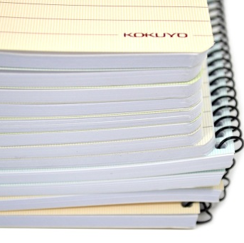 渡边（Gambol）WCN-SA6506Y A6 50页 横翻螺旋装订本 混色（12本/包）