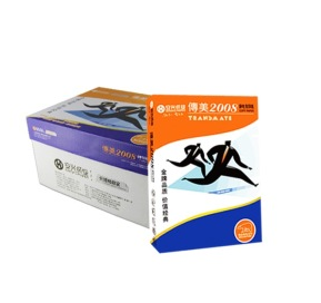 传美 2008 A4 70克复印纸 （500张/包 5包为一销售单位 ）