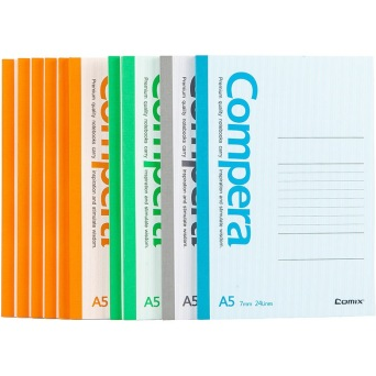 齐心（COMIX） CGA5807 无线装订本/记事本/软抄本 A5 80张 配色6个装