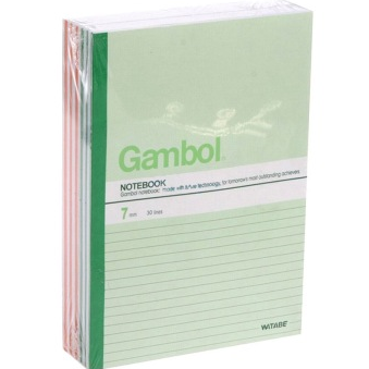 渡边（Gambol）WCN-G6507 6#无线装订本 （6本/包）