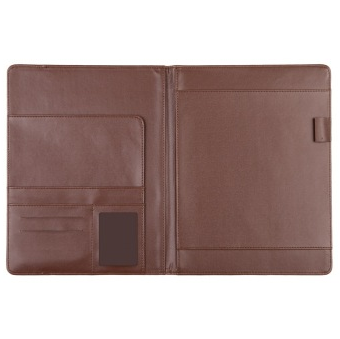 齐心（COMIX）A7827 VIP多功能皮面商务记事本 咖啡色