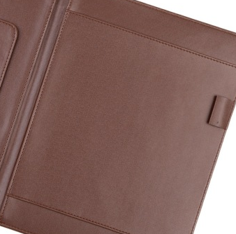 齐心（COMIX）A7827 VIP多功能皮面商务记事本 咖啡色