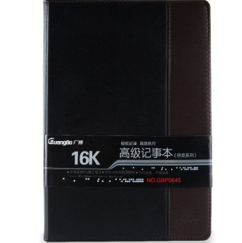 广博（GuangBo） GBP0645 16K120页拼皮皮面本/记事本 1只装