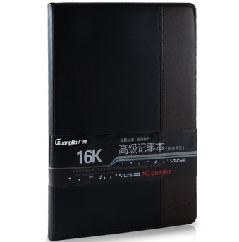 广博（GuangBo） GBP0645 16K120页拼皮皮面本/记事本 1只装