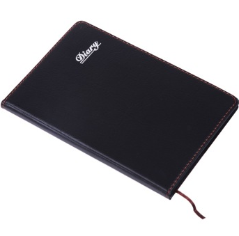 广博（GuangBo） GB16105 16K80页皮面记事本/日记本（黑色）单本装