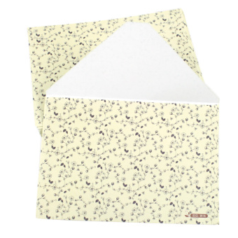 风彩 创意青花信封套装明信片收纳信封 10个装