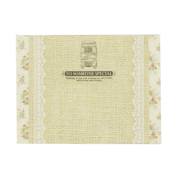 风彩 小清新碎花蕾丝迷你收纳小信封 单款9枚装 巴士款