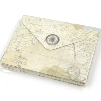 风彩 迷你系列复古小信封彩色信封装饰信封 12枚入