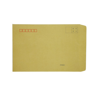 风彩 牛皮纸信封20个装7号纯木浆牛皮信封 邮局专用信封