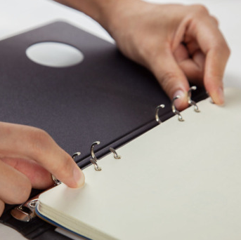 树德（shuter） U2811R 活页笔记本 韩国风范 A5日记本中学生文具 笔记本 内页