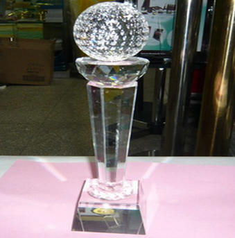 六角柱高尔夫奖杯