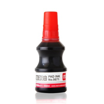 得力(deli)9871 60g打印油(红色)
