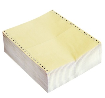 APP金球（Gold Ball） 241-5-1/2 彩色电脑打印纸 五联两等份80列（撕边 色序：白红绿蓝黄）