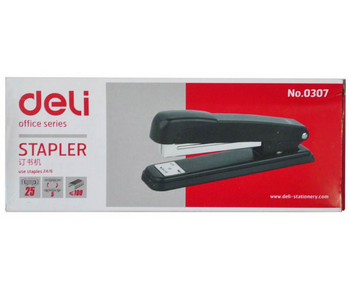 得力(Deli)0307 12号精致型订书机装订25页