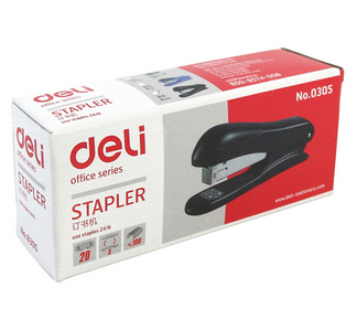 得力(Deli)0305 12号订书机 装订20页