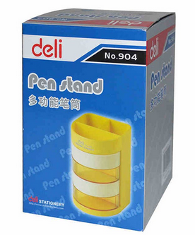 得力（DeLi）904办公多功能彩色笔筒